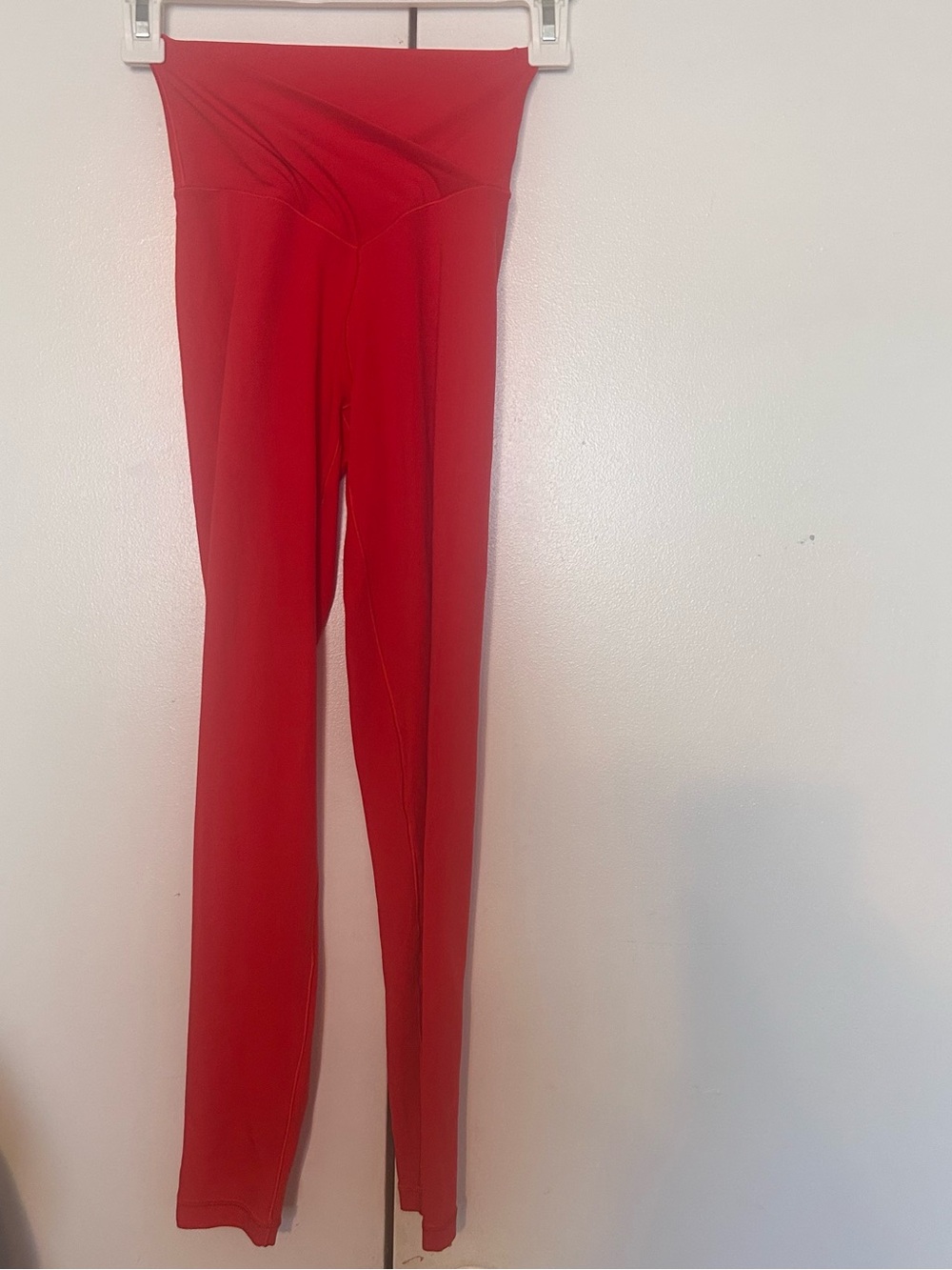 OFFLINE by Aerie Red Real Me Cross Over Workout Yoga Leggings Size Small. - Picture 2 of 5